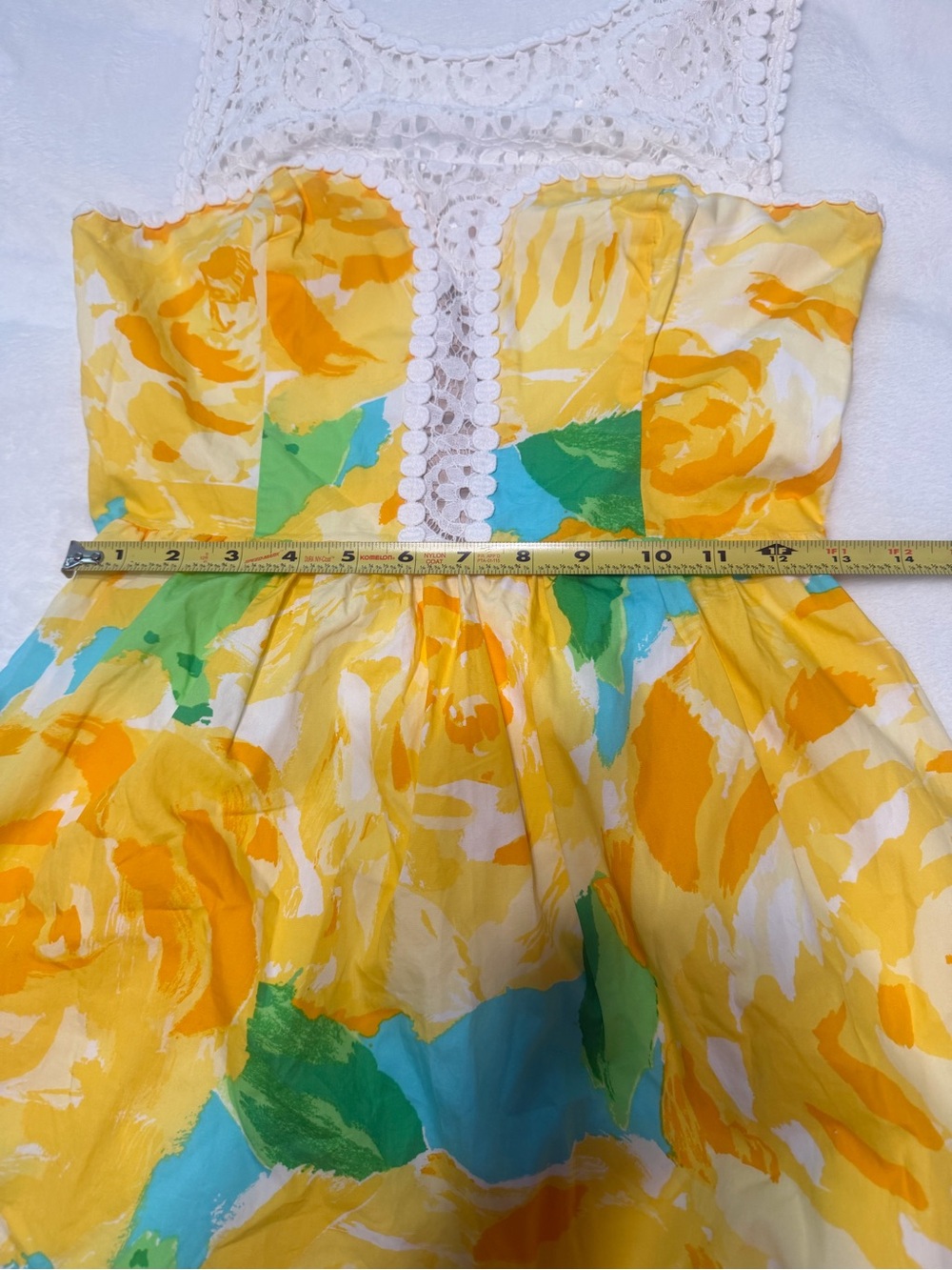 Lilly Pulitzer Reagan Dress in Sunglow Yellow First Impressions - Picture 2 of 6